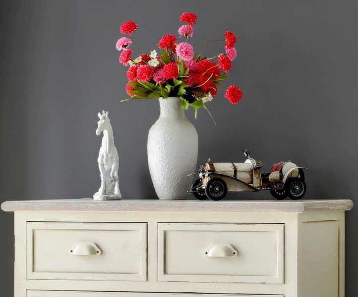 Pesaro 07 Komoda 3S/2S prowansalska kremowa drewno/mdf