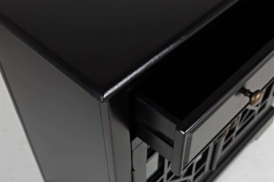 AV275-32 Komoda 2D/1S Avola Antique Black