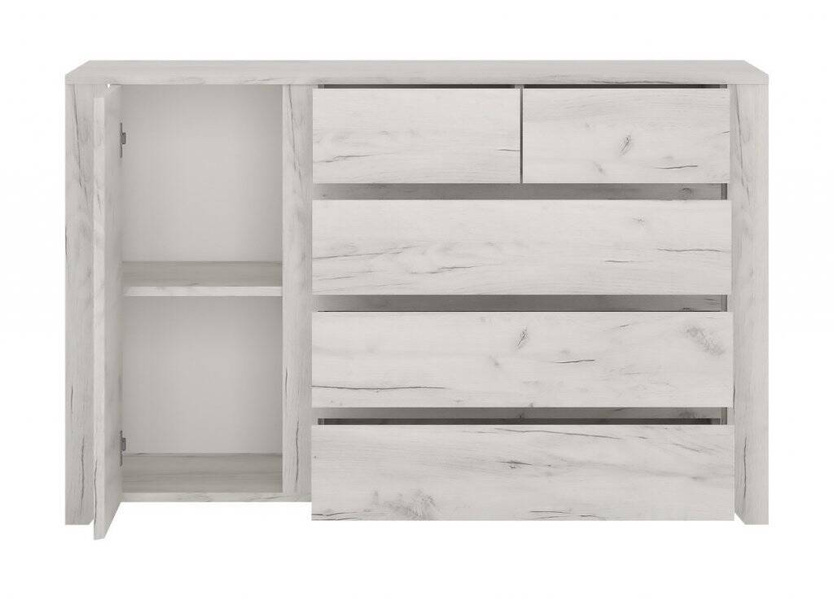 Angel TYP-41 - Komoda 1D-5S Dąb White Craft