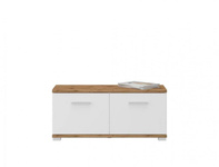 Hola HOLG05 - Komoda-Ławka Biała/Dąb Wotan
