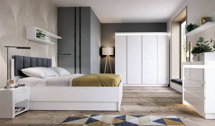 Lyon Biały LYOP02 - Półka Wisząca 140 Biała