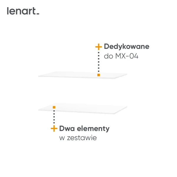 MAXI MX-14 - Dodatkowe 2 Półki Do Szafy MAXI MX-04