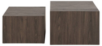 Actona Stolik Kawowy Dice 2 Sztuki Ash Smoked