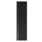 VESPER-03 - Słupek Wysoki 1-drzwiowy 130cm Czarny Mat