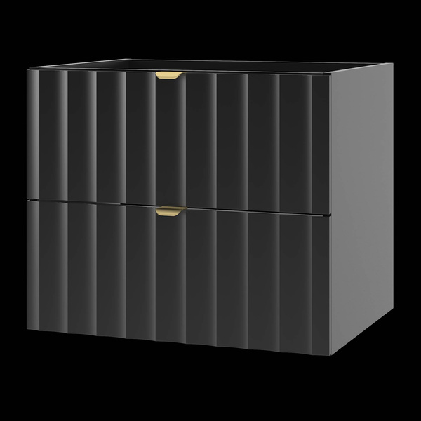 ARCOS-06 - Szafka Pod Umywalkę 2S 60cm Czarny Mat