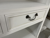 Rimini White 02 Regał 2S prowansalski biały brązowy wieniec drewno/mdf_01