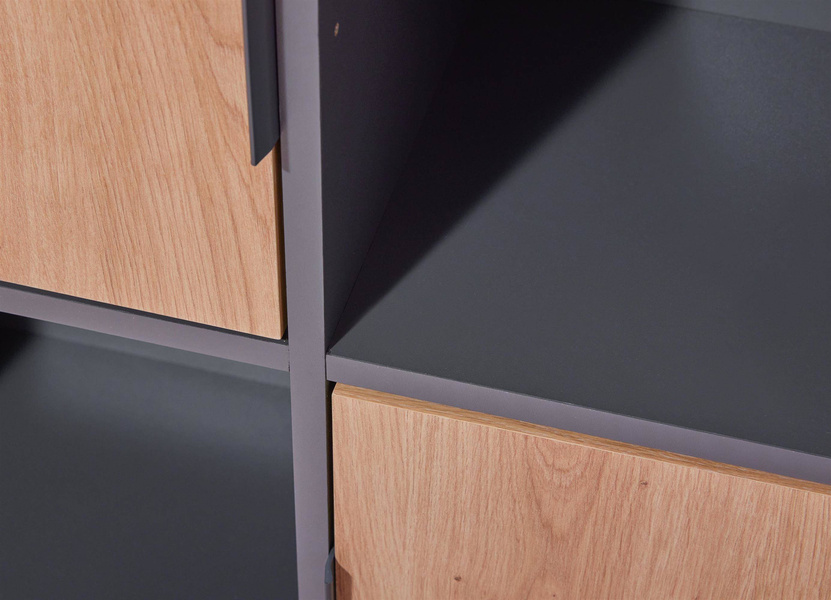 Regał Pepeto 5T antracyt