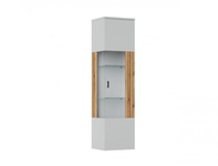 Alverno ALVV01R - Witryna Wisząca 1-drzwiowa Popiel/Dąb Coast Evoke