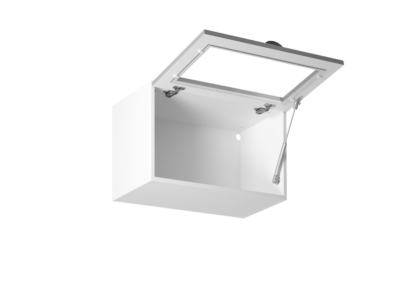 Szafka Kuchenna Górna Witryna G60KSN 1-drzwiowa Linea Grey Szary Mat