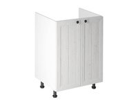 Szafka Kuchenna Dolna 2-drzwiowa Zabudowa Zlewozmywaka D60Z Prowansja Sosna Andersen Biały Mat