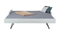 Łóżko VINDAS 90x200 drewniane białe