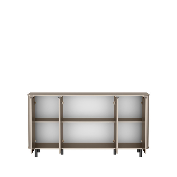 NOVADO-2 - Komoda 4-drzwiowa Clay Gray
