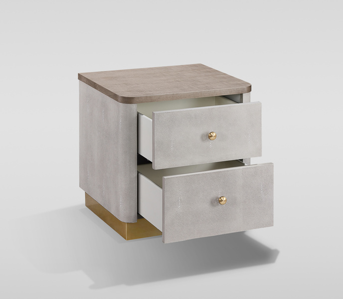 Stilig Bedroom ST890Q Łóżko tapicerowane 160cm + 2 szafki nocne ST891