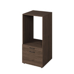 Aza - Zabudowa na Pralkę/Suszarkę 1S1P Orzech Villa