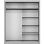 ARTI AR-03 - Szafa Przesuwna 2-drzwiowa Szara