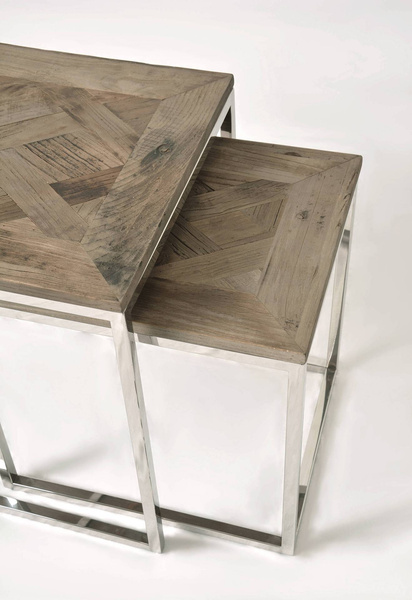 Glamour GL1538/39 Zestaw stolików ze stali