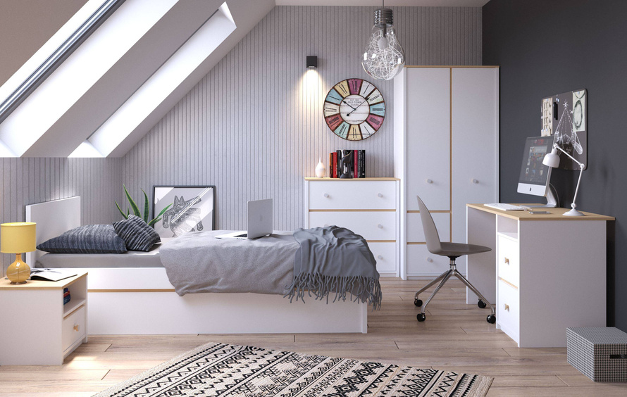 Stelaż Drewniany Do Łóżka TYP MWSD01 90 x 200 cm