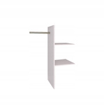 OP-14-WB - Dodatkowe Półki Wieszak Do Szafy 200 cm Białe