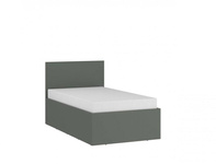 Pozzi POZZ01 – Łóżko 90x200 cm Szarozielony/Dąb Coast Evoke