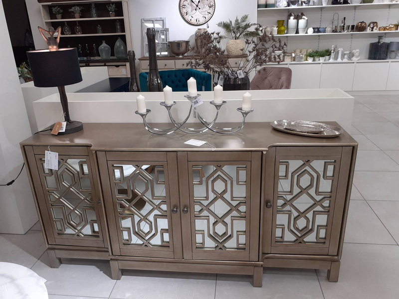 Avola 1550-70 komoda złota lustrzana 4D Vintage Silver Gold