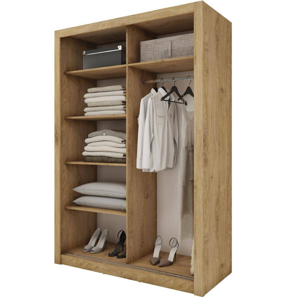 IDEA ID-17 - Szafa Przesuwna 2-drzwiowa Dąb Shetland