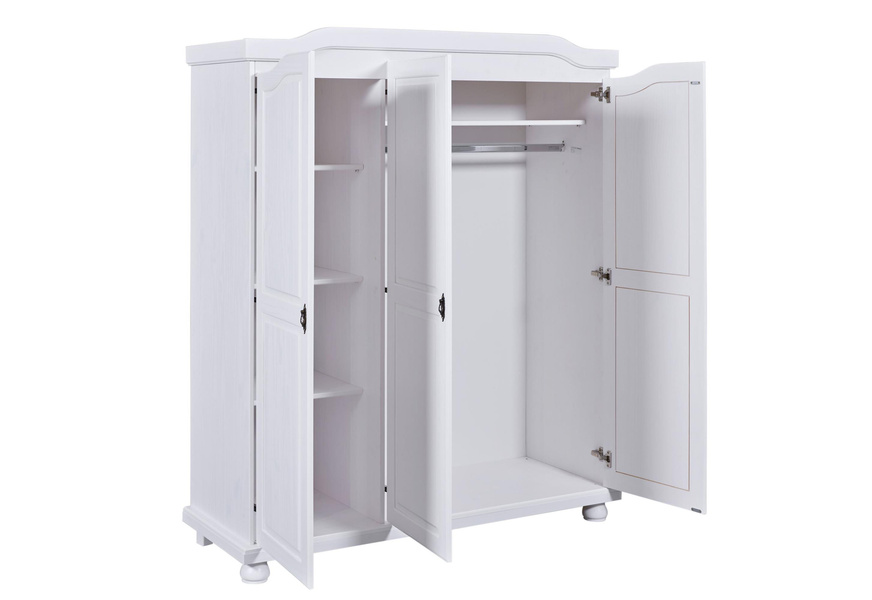 Szafa BASTIAN drewniana biała