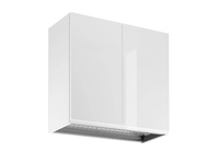 Szafka Kuchenna Górna 2-drzwiowa z Ociekarką G80C Aspen White Biały Połysk