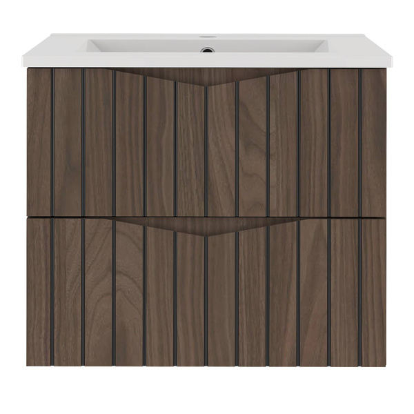 STELLA-02 - Szafka z Umywalką 2S 60cm Orzech Zestaw-3