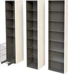 Oristo Słupek wysoki 40 cm SIENA czarny mat