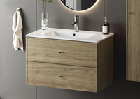 MARCO-01 Szafka Pod Umywalkę 2S 80 cm Dąb Olejowany