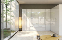 Family FM-12-WB - Szafa 2-drzwiowa Biały Mat Biały Połysk