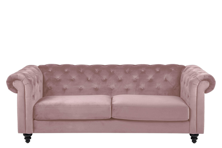 Charlietown Sofa 3 os. Brudny róż