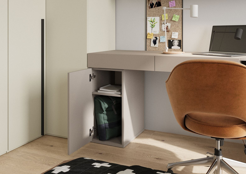 WOOW WO-08 - Kontenerek 1-drzwiowy Clay Gray