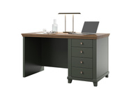 Evora Office - Biurko 4 Szuflady Zielony Dąb Lefkas