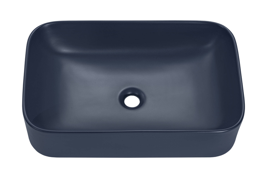 Umywalka Nablatowa Ceramiczna UN-KAMA-MNB-60 Granatowy Mat