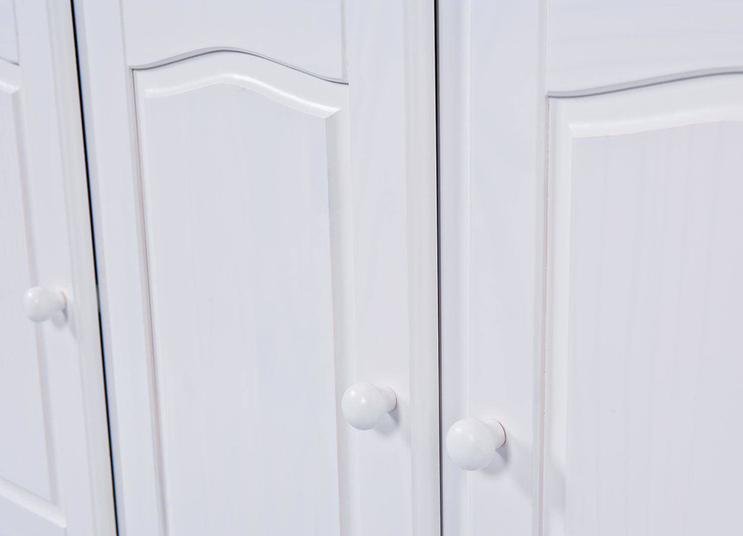 Komoda LIVIO drewniana biała