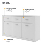 ARTI AR-09 - Komoda 3D3S Biała