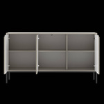 ASPEN-03 - Komoda 3-drzwiowa Kaszmir Czarny Stelaż