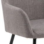 Actona Krzesło z Podłokietnikiem Lizzy Jasny Szaro-brązowy