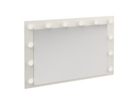 Rel LS - Lustro z Oświetleniem LED Biały Platynowy Mat