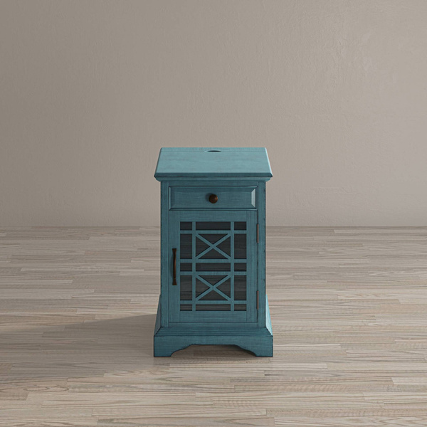 AV175-22 Szafka 1D/1S Avola Antique blue