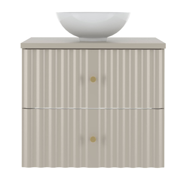 AQUA-02 - Szafka z Umywalką i Blatem 2S 60cm Kaszmir Zestaw-5