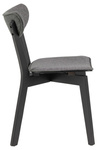 Actona Krzesło Tapicerowane Roxby Kauczuk Szare Czarne