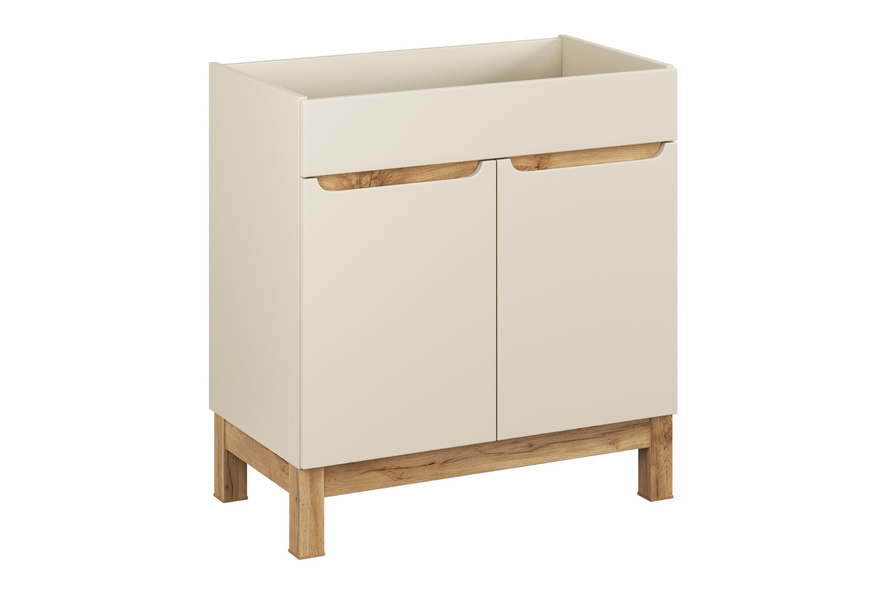 Zestaw Szafka z Umywalką i Blatem 80 cm Bali Cashmere