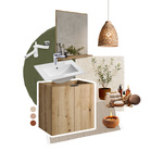 Blat Łazienkowy 80 cm NOVA OAK