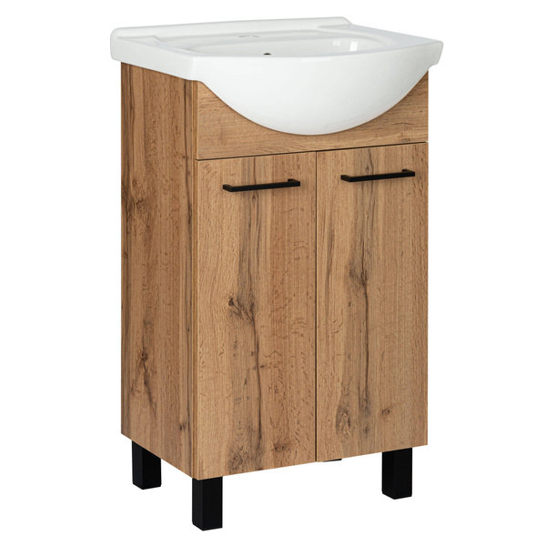 Astor Zestaw Lupo Wotan 50 cm Szafka z Umywalką Dąb Wotan