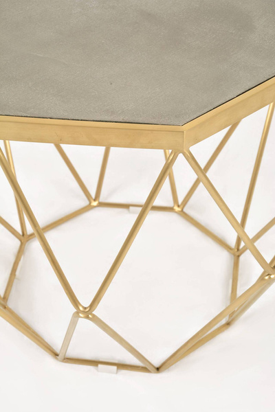 Glamour Gl1715 Stolik kawowy złoty ze stali