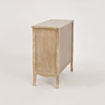 Merano 01DB Komoda 2D/2S rustykalna bielona przecierana drewno/mdf