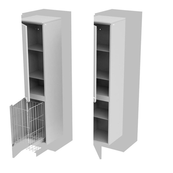 Oristo Kosz uniwersalny 30 cm popiel mat