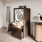 Aza - Zabudowa na Pralkę/Suszarkę 1S1P Orzech Villa